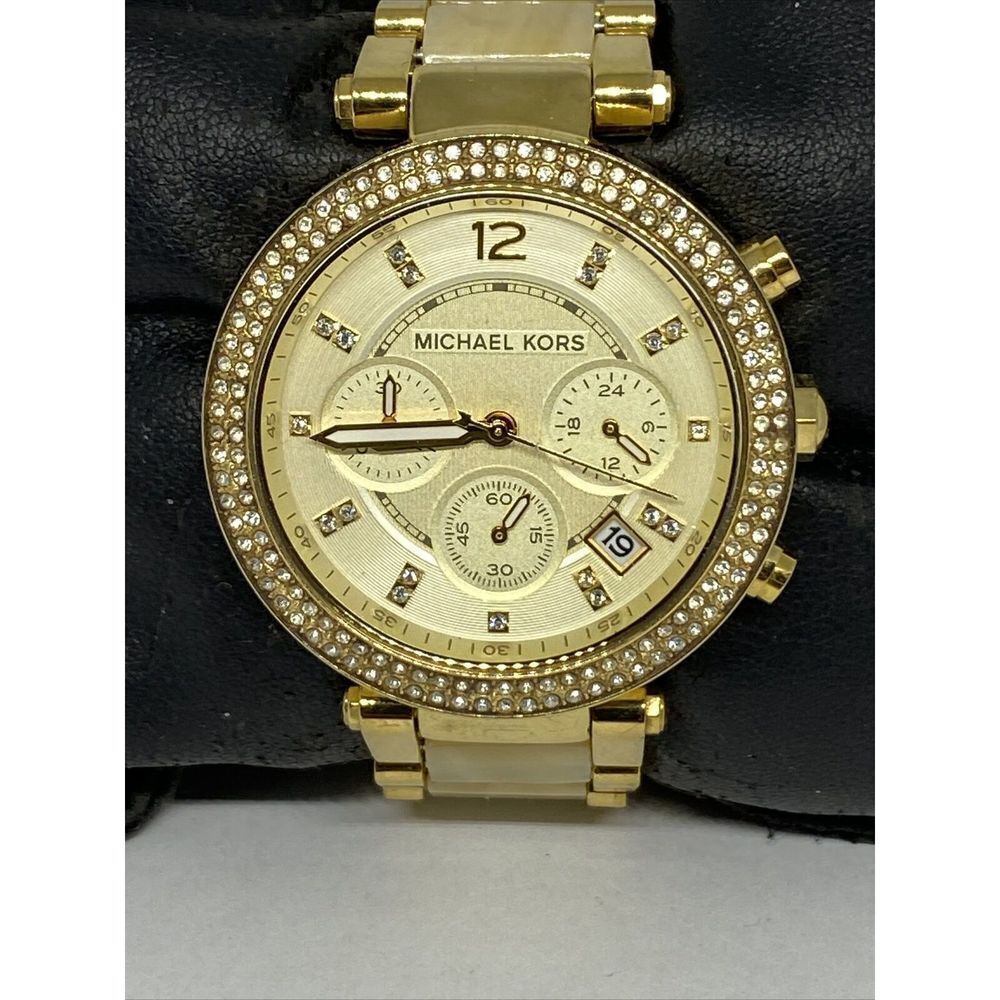 Michael Kors Parker MK5632 Womens Stainless Steel Analog Dial Quartz Watch MP709 - Picture 2 of 12